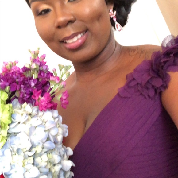 Purple Bridesmaid Dress or Gown - Picture 2 of 6